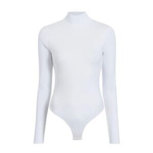 Hill House The Luna‎ Black Bodysuit Cotton Layering White Casual Sz L